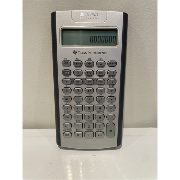 Texas Instruments BA II 2 Plus Professional Business Analyst Calculator Tested - Picture 6 of 6